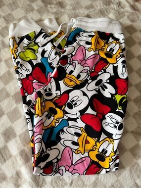 Disney Mickey and Friends Joggers Sweat Pants Drawstring